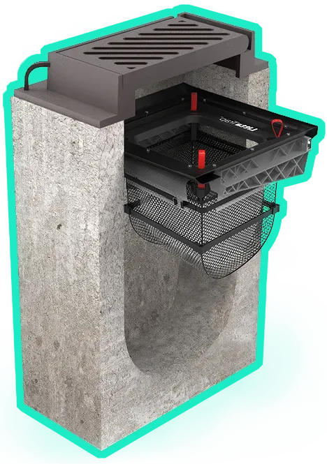 Photo du dispositif LittaTrap.