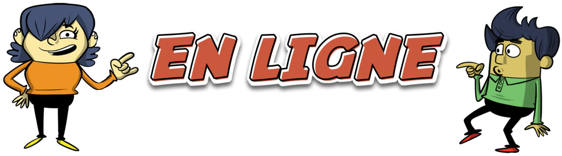 Illustration d’Azalia et Tarik. Titre : « En ligne ».