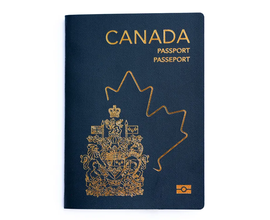 Un passeport canadien.